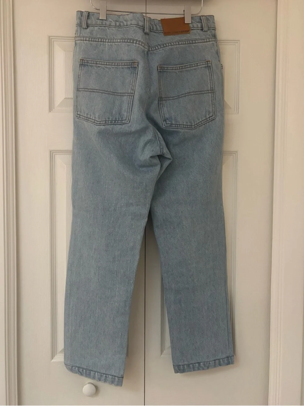 Slim Straight Men’s Jeans in Light Blue